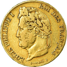 Monnaie, France, Louis-Philippe, 20 Francs, 1841, Paris, TTB, Or, Gadoury:1031