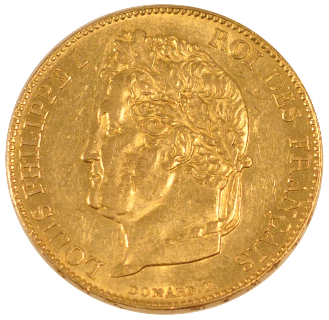 Moneda, Francia, Louis-Philippe, 20 Francs, 1847, Paris, MBC+, Oro, Gadoury:1031
