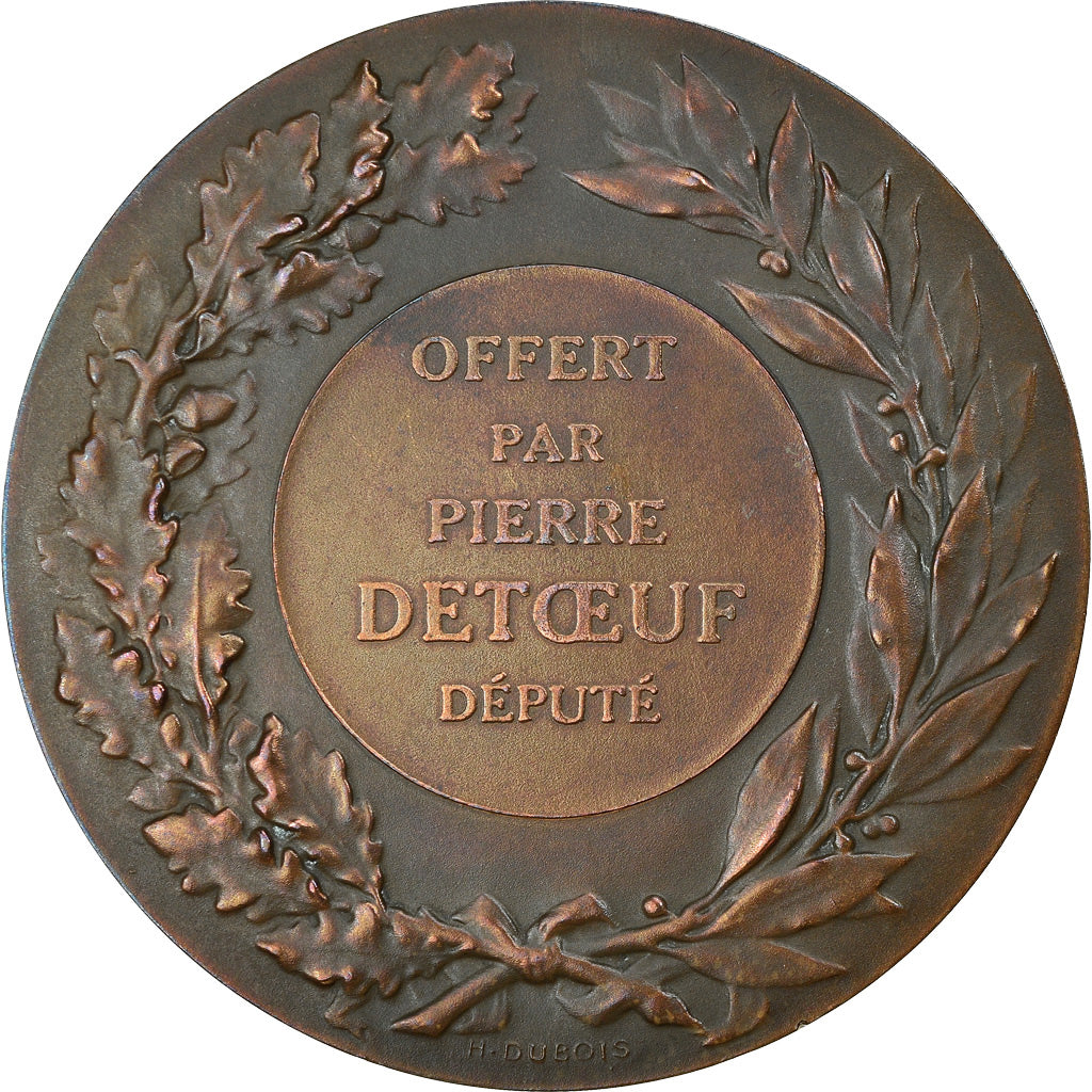France, Medal, Agriculture, Offert par Pierre Detoeuf, Député, Lagrange
