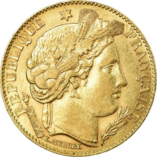 Moneta, Francia, Cérès, 10 Francs, 1895, Paris, BB+, Oro, Gadoury:1016