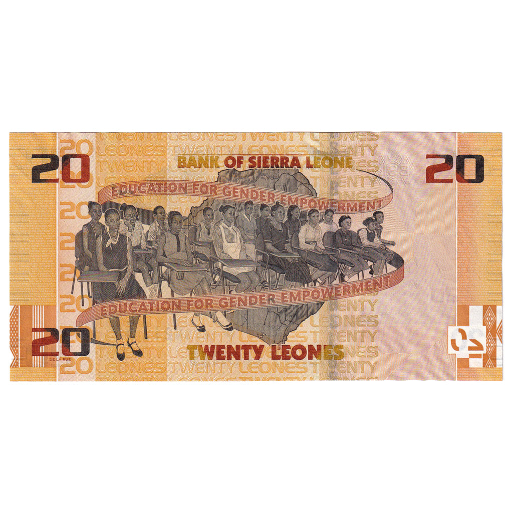 Banknote, Sierra Leone, 20 Leones, 2022, 2022-04-27, UNC(65-70)