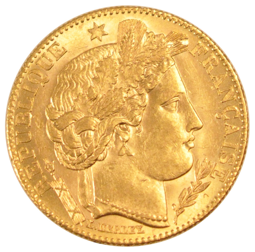 FRANCE, Cérès, 10 Francs, 1899, Paris, KM #830, MS(60-62), Gold, Gadoury #1016,