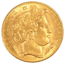 FRANCE, Cérès, 10 Francs, 1899, Paris, KM #830, MS(60-62), Gold, Gadoury #1016,
