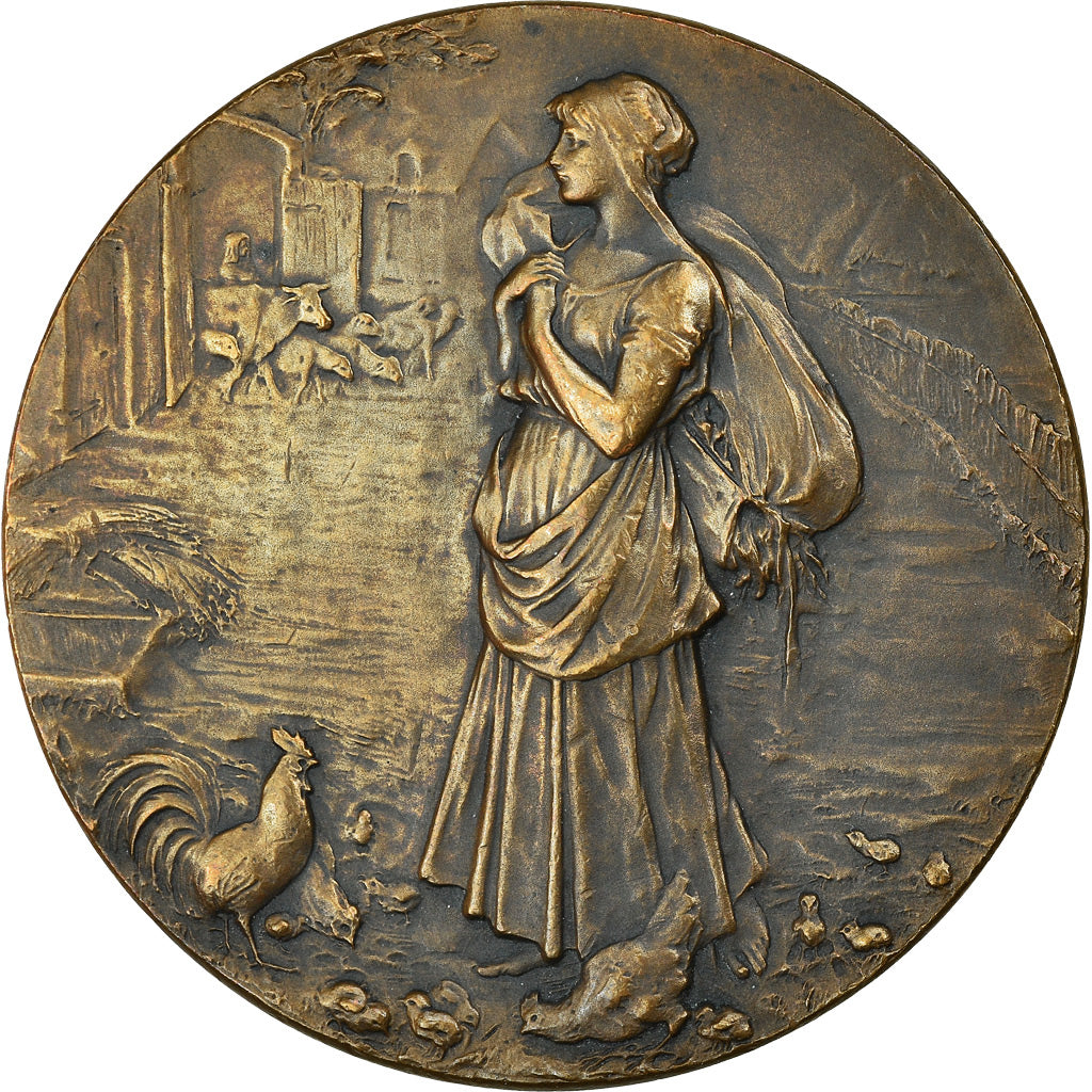 Frankrijk, Medaille, Société d'Encouragement à l'Agriculture, Yvetôt, UNC-