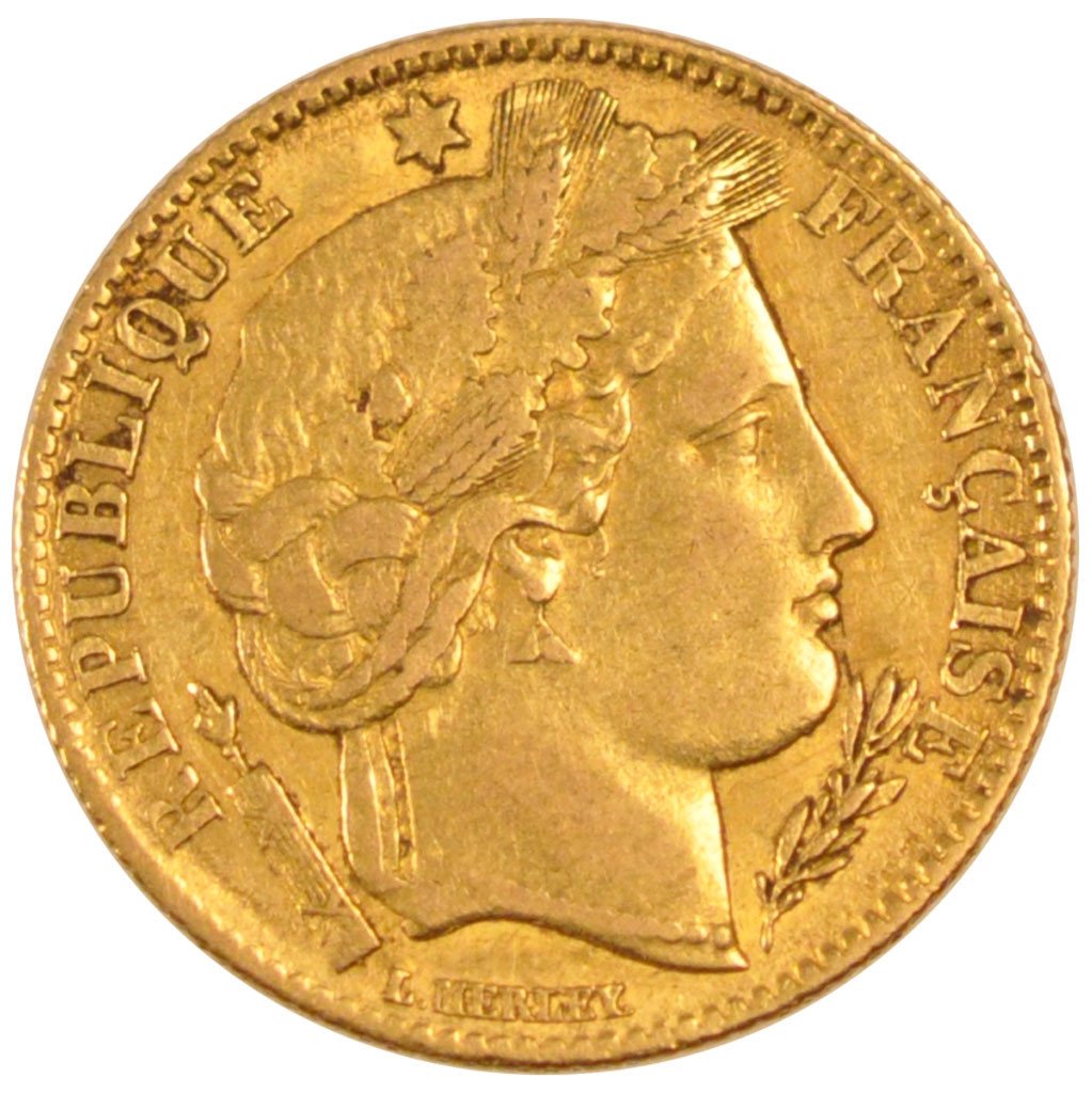 IIème République, 10 Francs or Cérès