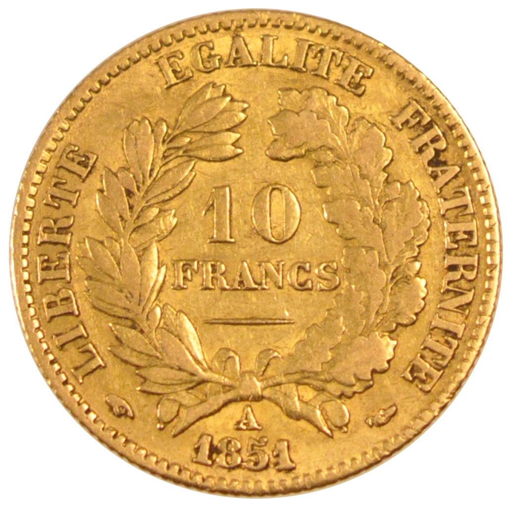 IIème République, 10 Francs or Cérès
