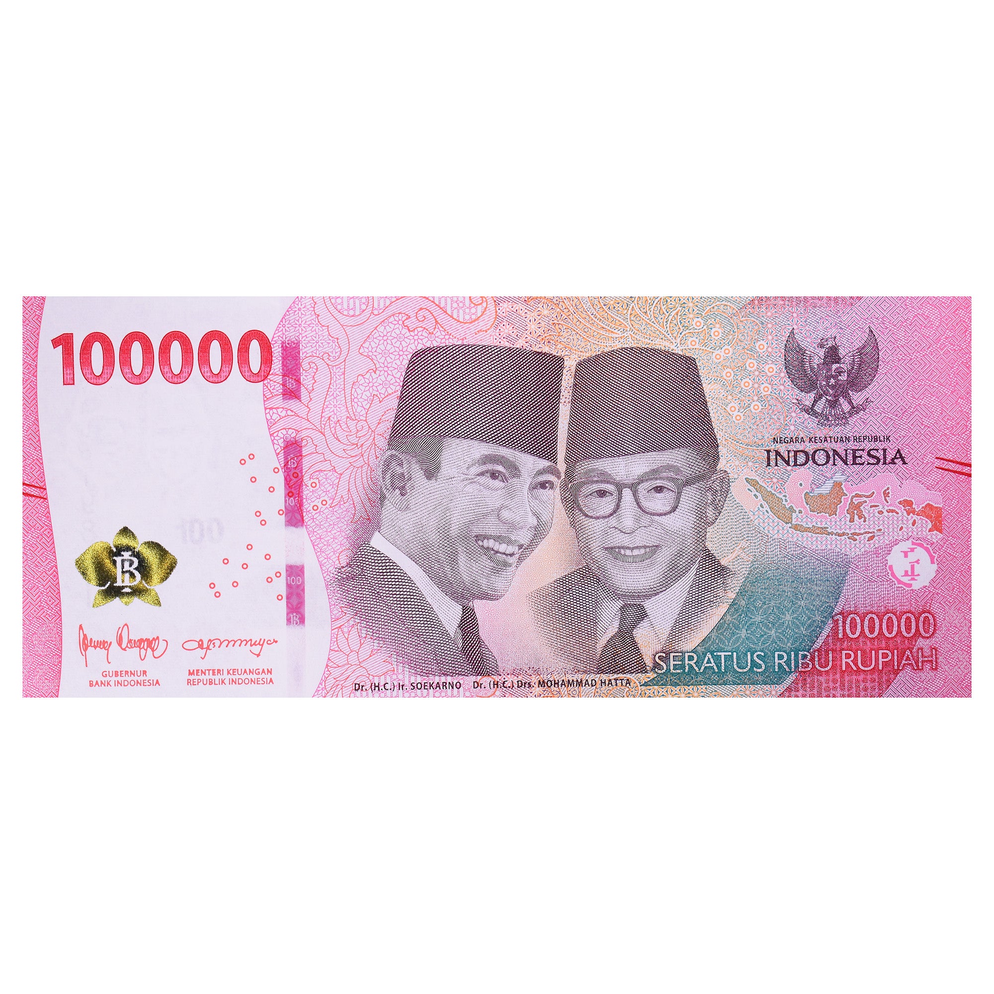 Banknote Indonesia 100 000 Rupiah 2022 UNC(65-70) – Numiscorner.com