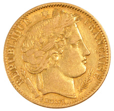FRANCE, Cérès, 10 Francs, 1850, Paris, KM #770, VF(30-35), Gold, Gadoury #1012, 