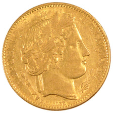 FRANCE, 10 Francs, 1850, Paris, EF(40-45), Gold, Gadoury #1012, 3.20