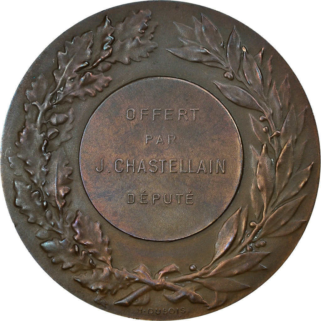 France, Médaille, Marianne, Offert par Chastellain, Député, Morlon, SPL