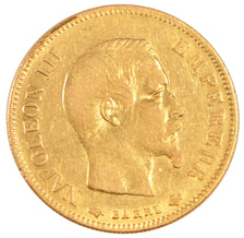 FRANCE, 10 Francs, 1855, Paris, EF(40-45), Gold, Gadoury #1014, 3.19
