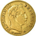 Moneda, Francia, Napoleon III, Napoléon III, 10 Francs, 1863, Paris, MBC, Oro