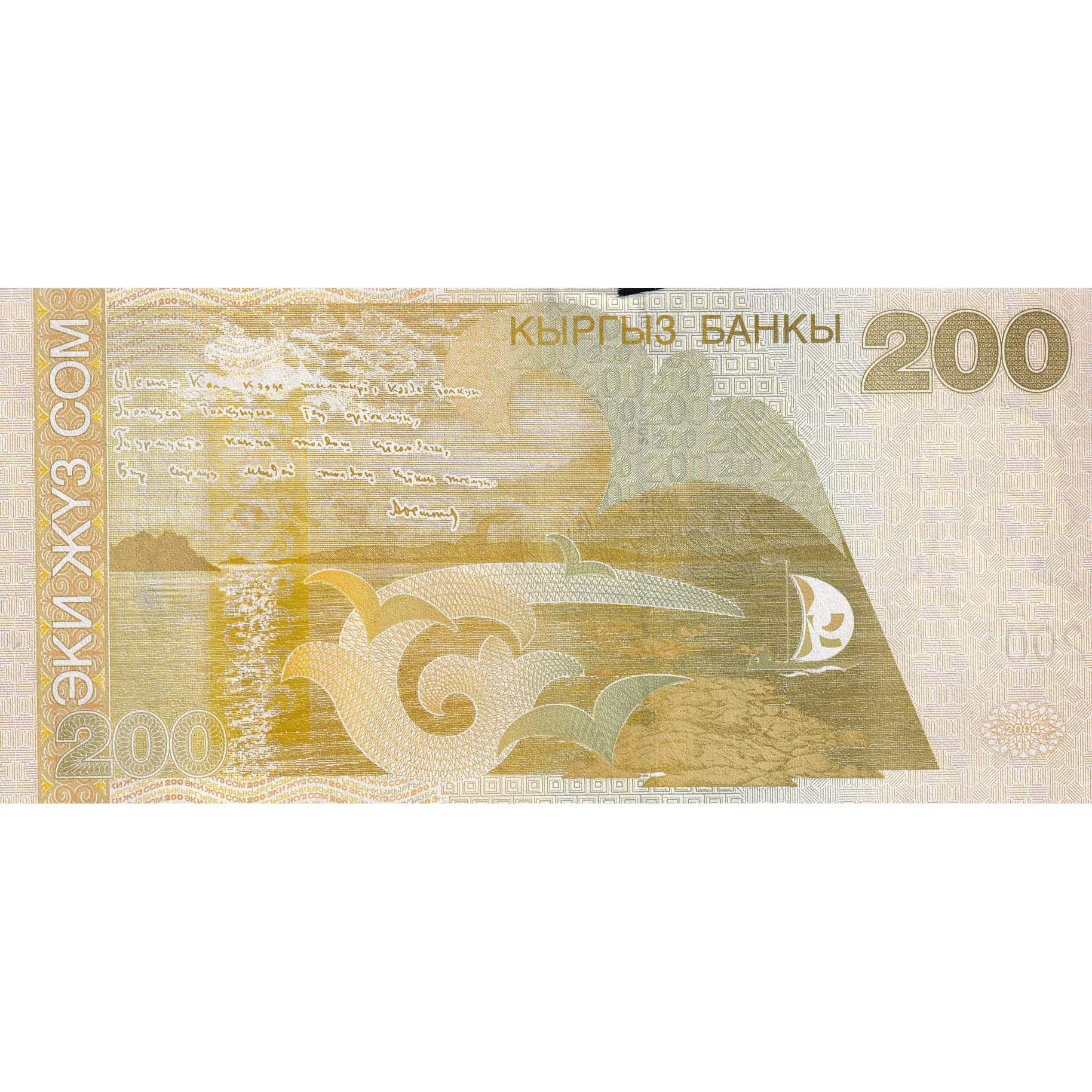 Banknote, KYRGYZSTAN, 200 Som, KM:22, EF(40-45)