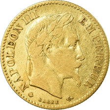 Moneta, Francia, Napoleon III, Napoléon III, 10 Francs, 1864, Paris, BB, Oro