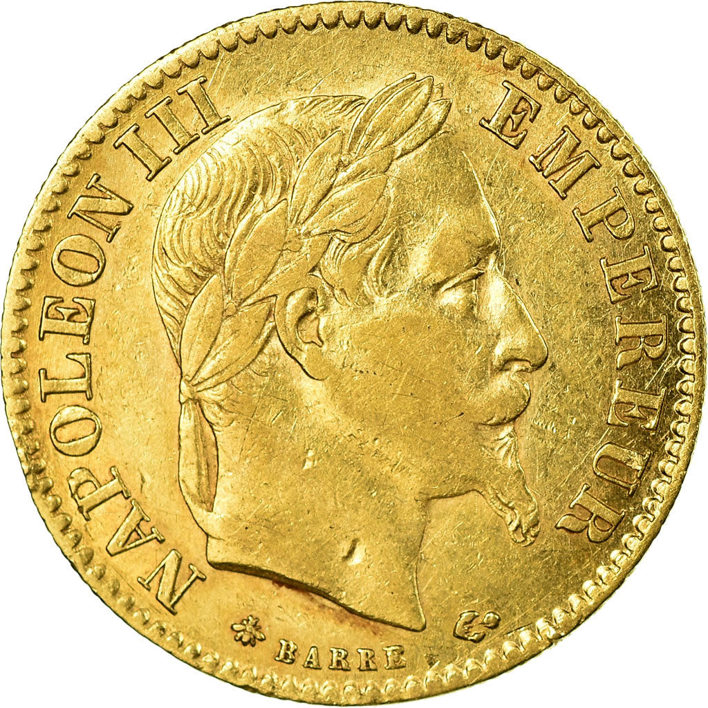 Münze, Frankreich, Napoleon III, Napoléon III, 10 Francs, 1866, Paris, SS+