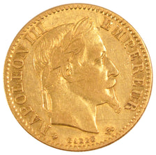 Second Empire, 10 Francs or Napoléon III tête laurée
