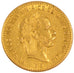 HUNGARY, 4 Forint 10 Francs, 1886, Kremnitz, KM #466, AU(50-53), Gold, 3.20