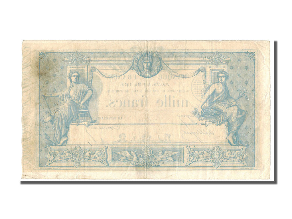 Billet, France, 1000 Francs, ...-1889 Circulated during XIXth, 1878, 1878-05-04