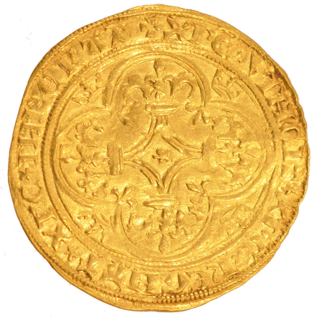 Coin, France, Ecu d'or, Angers, AU(55-58), Gold, Duplessy:369