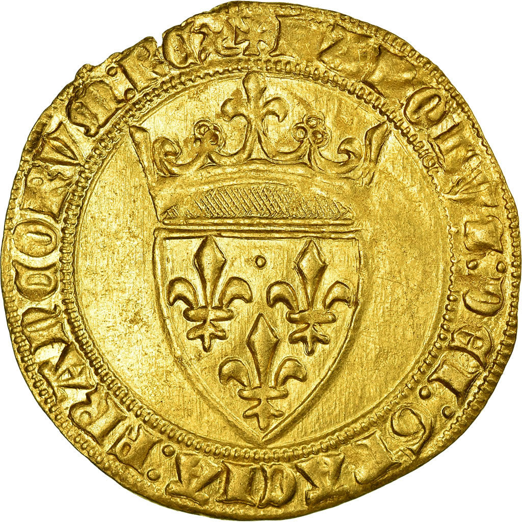 Coin, France, Ecu d'or, Toulouse, AU(55-58), Gold, Duplessy:369