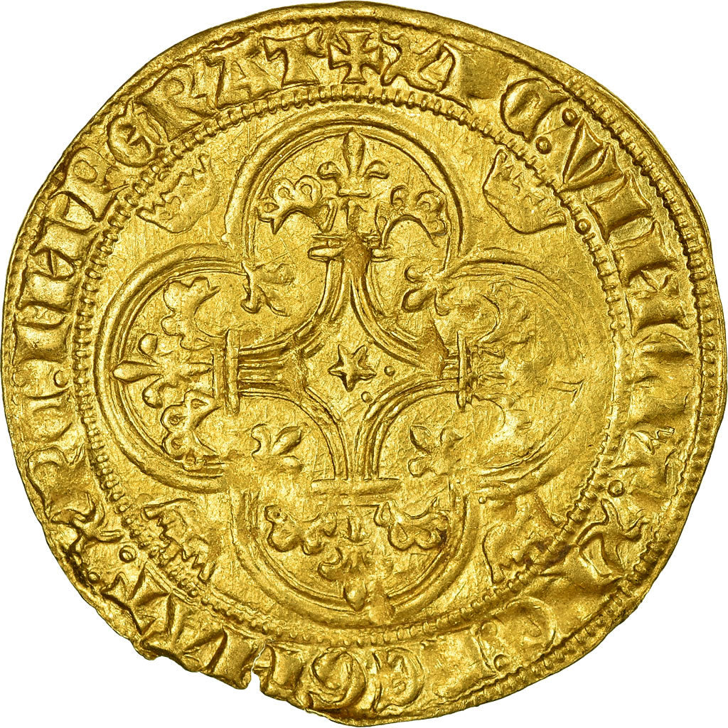 Coin, France, Ecu d'or, Toulouse, AU(55-58), Gold, Duplessy:369