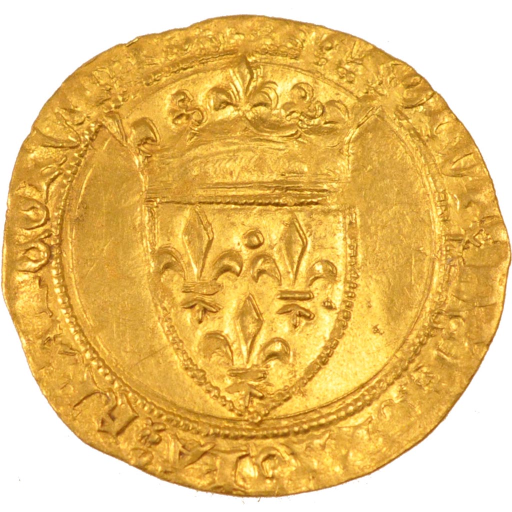 FRANCE, Ecu d'or, La Rochelle, EF(40-45), Gold, Duplessy #369, 3.81