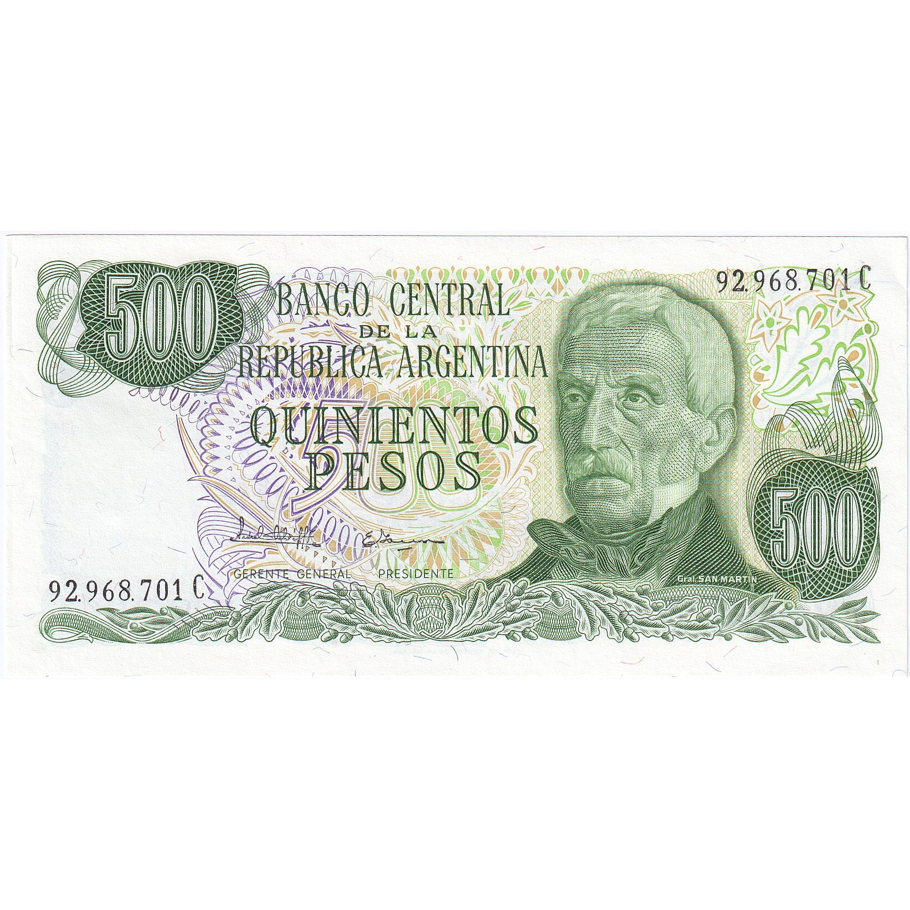 Argentina, 500 Pesos, UNC