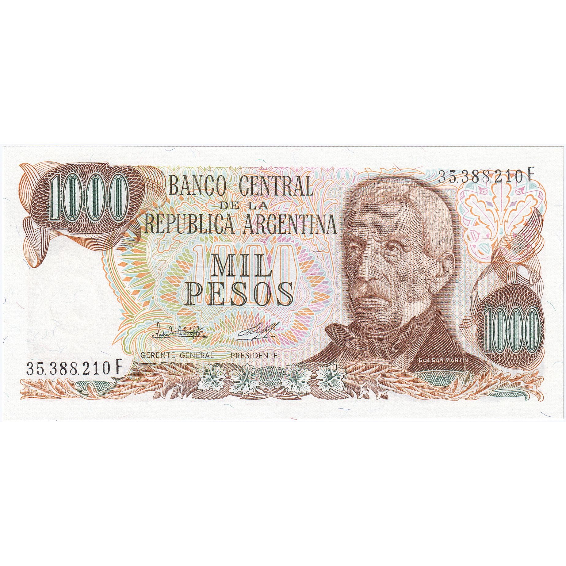 Argentinien, 1000 Pesos, UNZ