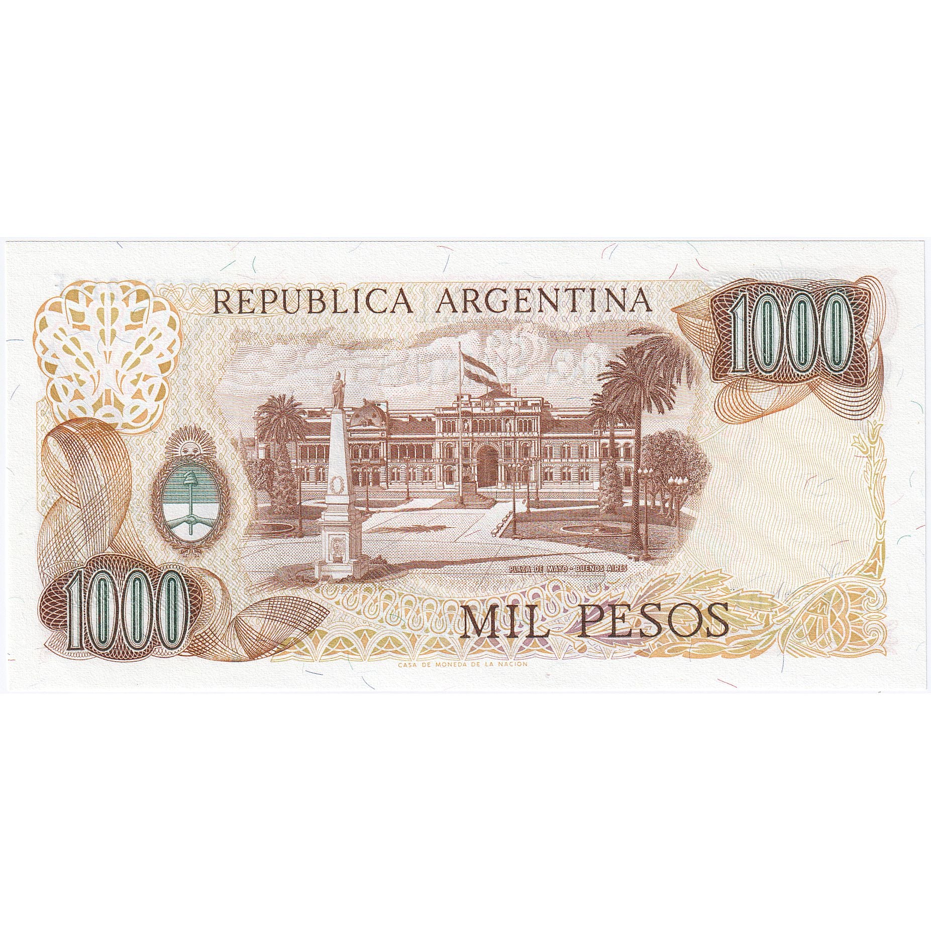 Argentinien, 1000 Pesos, UNZ