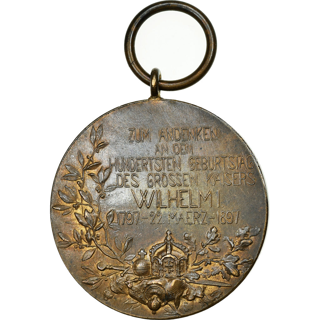 Germany, Medal, Wilhelm Ier, Koenig von Preussen, 1897, AU(50-53), Bronze