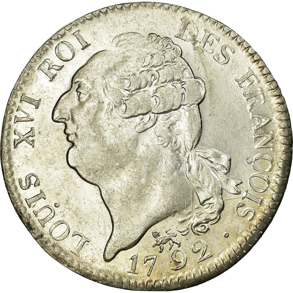 Coin, France, Louis XVI, Écu de 6 livres françois, ECU, 6 Livres, 1792, Paris
