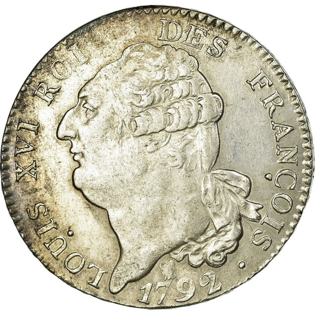 Moneda, Francia, Louis XVI, Écu de 6 livres françois, ECU, 6 Livres, 1792