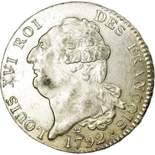 Moneda, Francia, Écu de 6 livres françois, ECU, 6 Livres, 1792, Limoges, EBC+