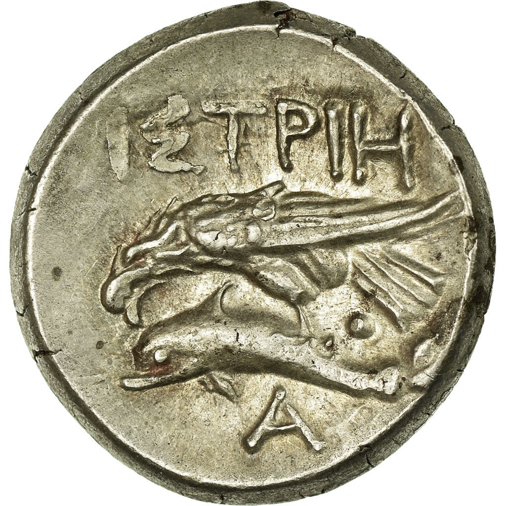 Moneda, Thrace, Istros, Drachm, Istros, MBC+, Plata