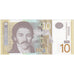 Billet, Serbie, 10 Dinara, 2013, NEUF