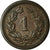 Munten, Zwitserland, Rappen, 1866, Bern, ZF, Bronze, KM:3.1