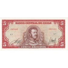 5 Escudos, 1964, Chile, KM:138, UNC