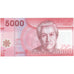 Chile, 5000 Pesos, 2009, KM:163b, UNZ