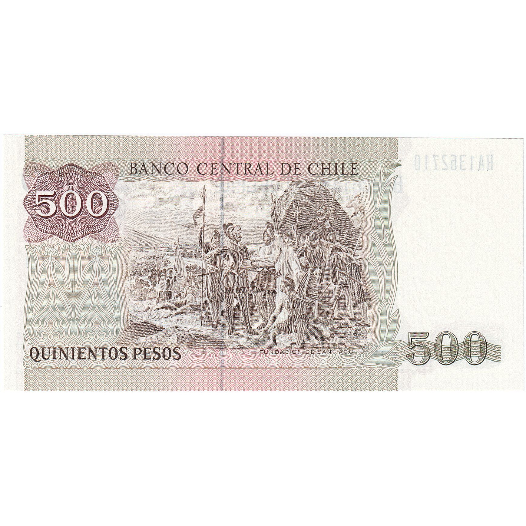 Chili, 500 Pesos, 1997, NEUF