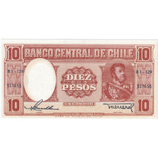 Chile, 10 Pesos = 1 Condor, 1947-1948, Undated (1947-1958), KM:111, NEUF