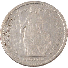 SWITZERLAND, 1/2 Franc, 1894, Bern, KM #23, F(12-15), Silver, 18.2, 2.43