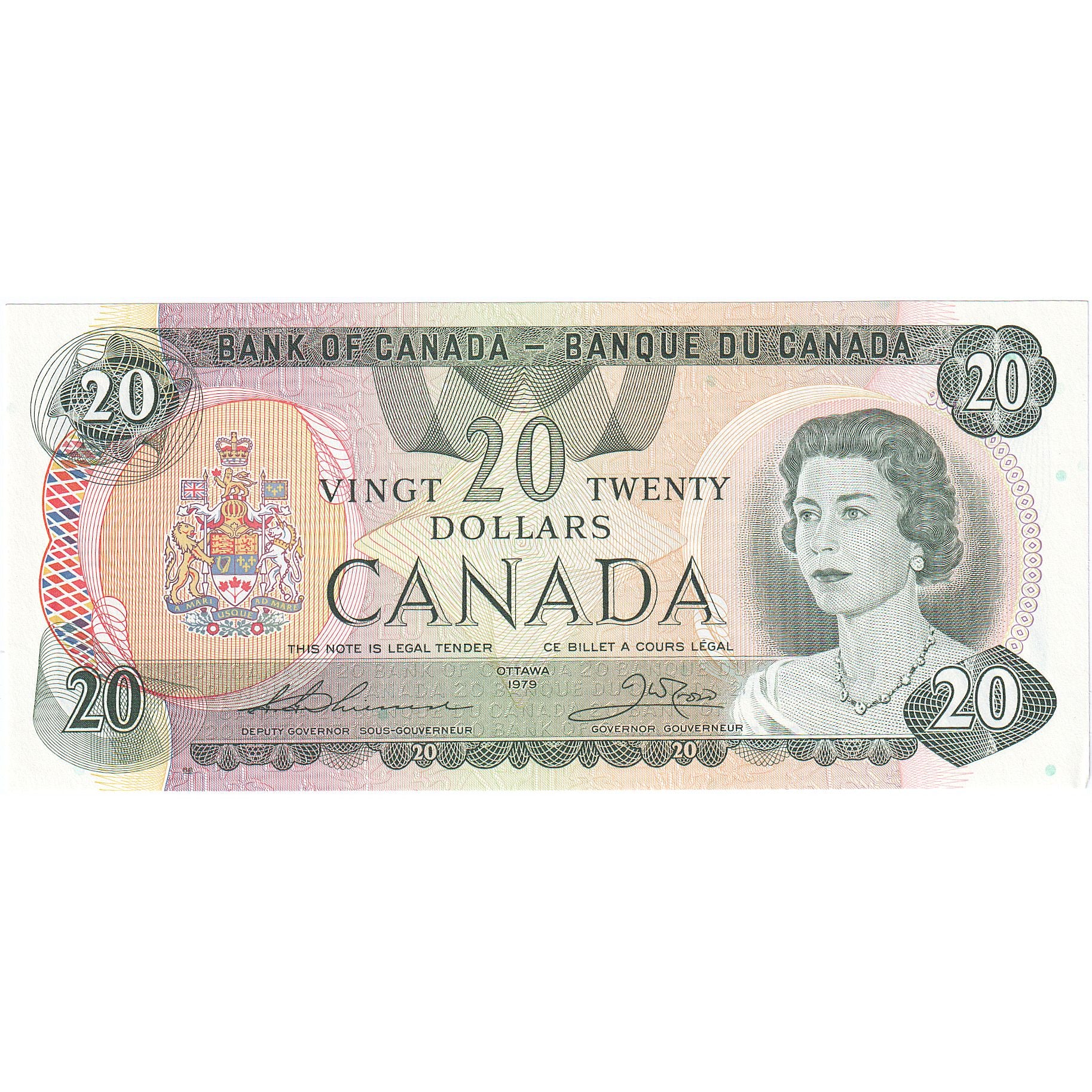 Canada, 20 Dollars, 1979, KM:93a, AU(55-58)