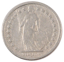 SWITZERLAND, 1/2 Franc, 1900, Bern, KM #23, VF(20-25), Silver, 18.2, 2.40