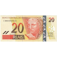 Banknote, Brazil, 20 Reais, KM:254, AU(55-58)