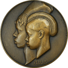 France, Medal, Colonies, Guinée, Peulhs, 1930, Monier, MS(63), Bronze