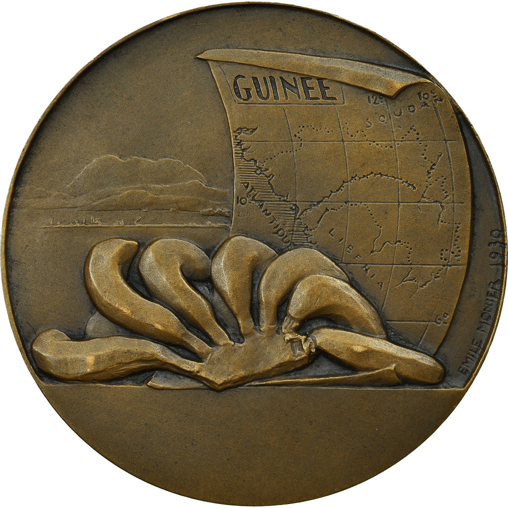 France, Medal, Colonies, Guinée, Peulhs, 1930, Monier, MS(63), Bronze