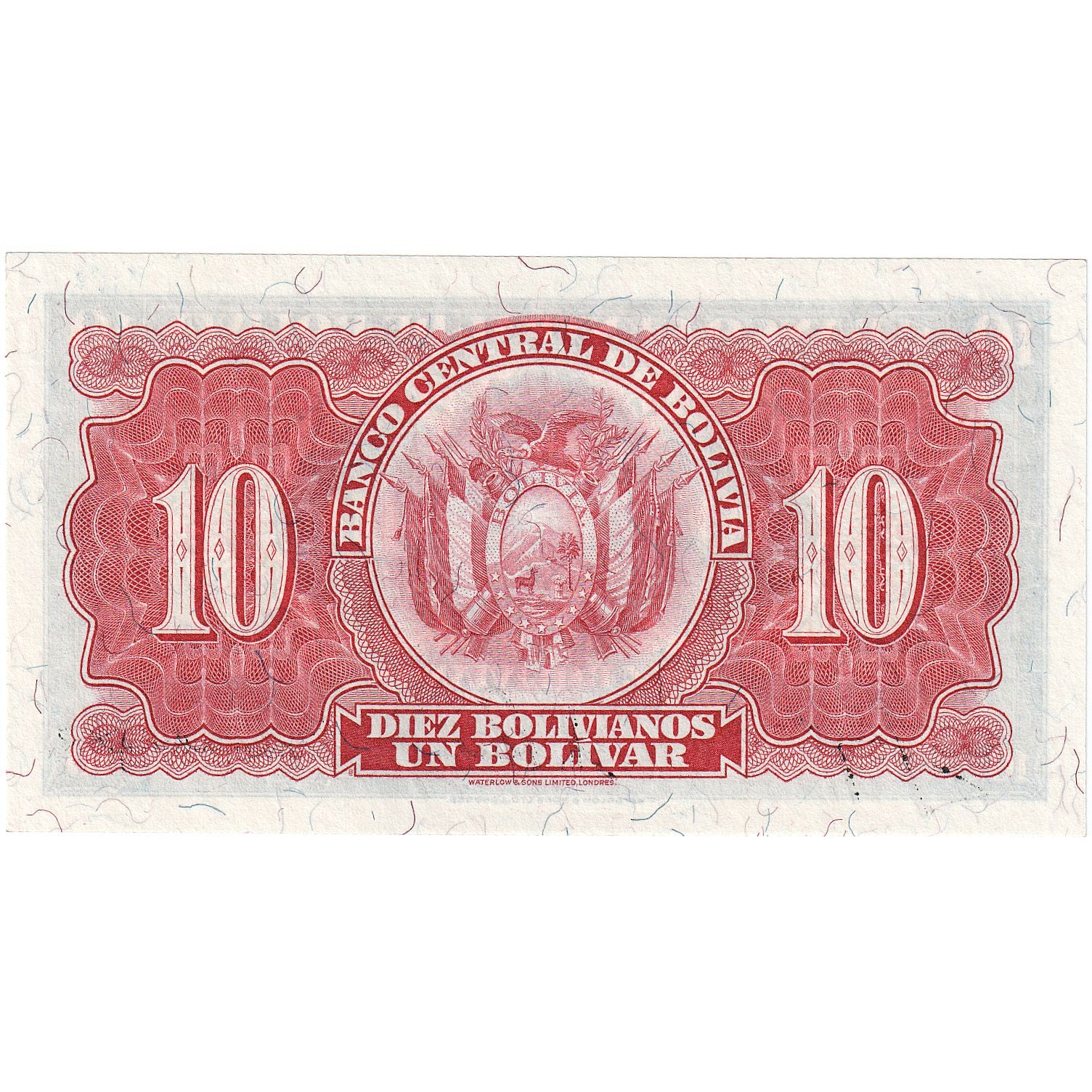 Bolivia, 10 Bolivianos, 1928, 1928-07-20, KM:130, UNC(65-70)