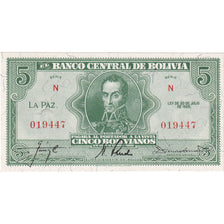 Bolivie, 5 Bolivianos, 1928, 1928-07-20, KM:129, NEUF