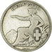 Münze, Schweiz, 2 Francs, 1862, Bern, S+, Silber, KM:10a