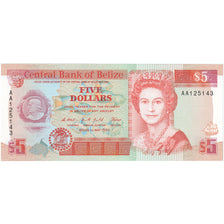 Geldschein, Belize, 5 Dollars, 1990, 1990-05-01, KM:53a, UNZ